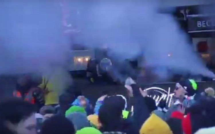 Bursa Uludağ’da karla karışık eğlence