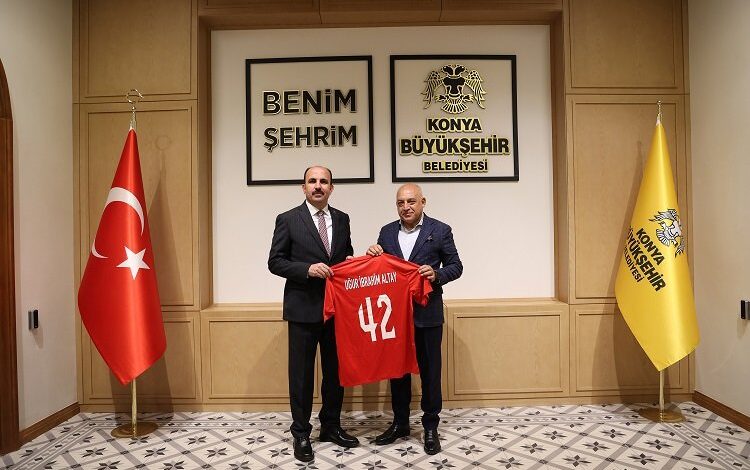 TFF Başkanı Büyükekşi’den Konya Büyükşehir’e ziyaret TFF Başkanı Büyükekşi’den Konya Büyükşehir’e ziyaret
