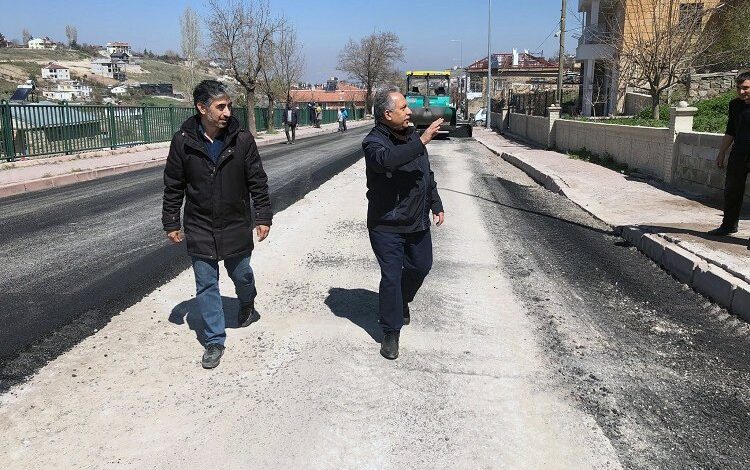Kayseri Talas’ta asfalt sezonu açıldı Kayseri Talas’ta asfalt sezonu açıldı