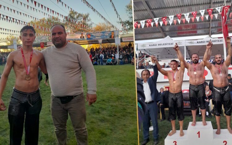 Pehlivanlar er meydanında Pehlivanlar er meydanında