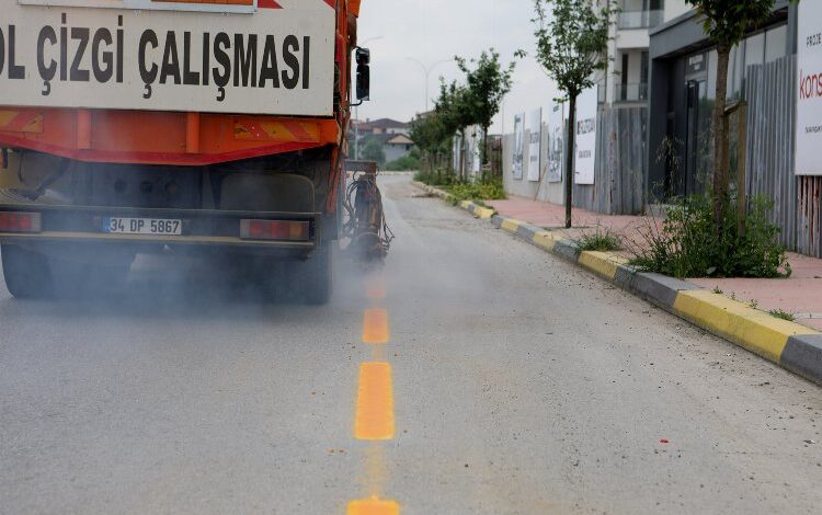 Sakarya’dan güvenli sürüş için yeni yol çizgileri