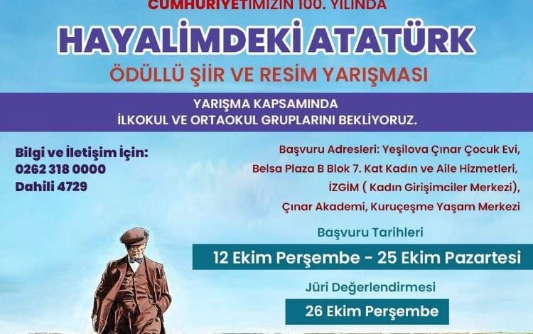 Çocuklar ‘Hayallerindeki Atatürk’ü’ anlatacaklar