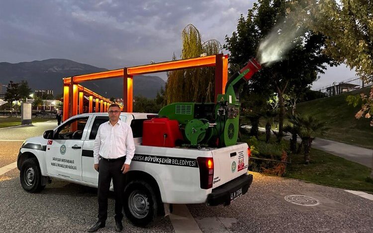 Manisa’da haşerelere karşı mücadele sürüyor