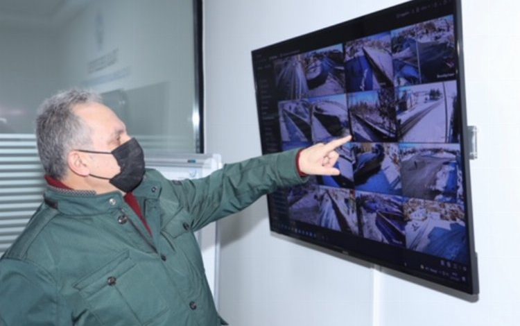 Kayseri Talas’ta kış mesaisi Kayseri Talas’ta kış mesaisi