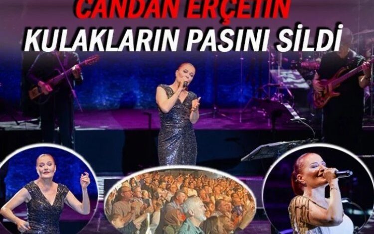 Candan Erçetin kulakların pasını sildi Candan Erçetin kulakların pasını sildi