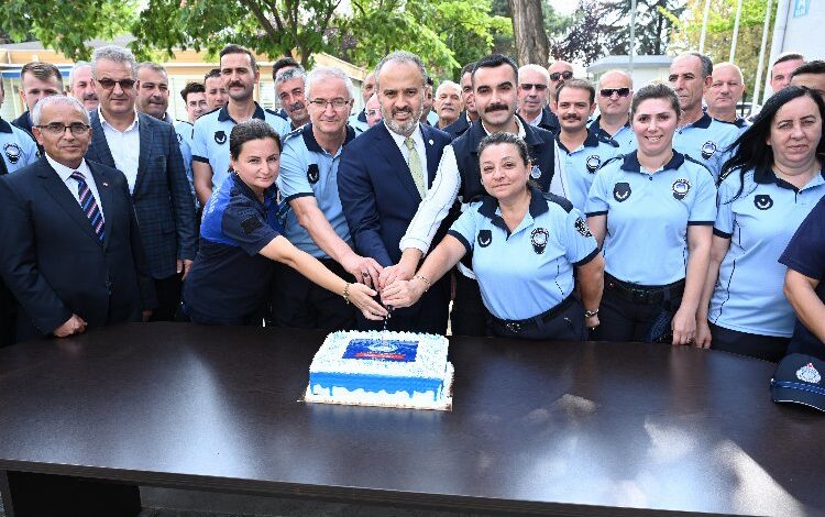 Bursa’da Başkan Aktaş’tan zabıtaya moral ziyareti