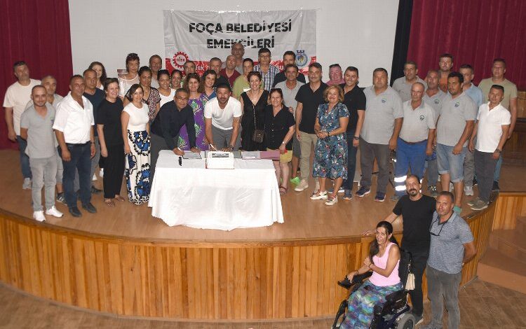 Foçalı işçilerin ücretleri iyileştirildi