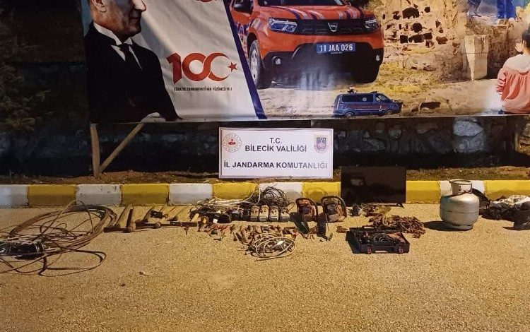 Bilecik’te hırsızlık şüphelisi yakalandı