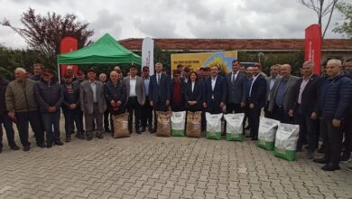 Keşan’da ‘Yerli Hibrit Ayçiçeği’ tohumu dağıtıldı