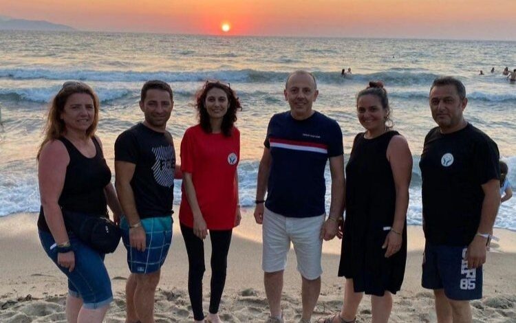 Sağlıkta çalışanlar kampta stres attı