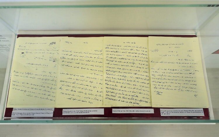 1.Kolordu’ya ait belgeler Lozan Müzesi’nde sergilenecek 1.Kolordu’ya ait belgeler Lozan Müzesi’nde sergilenecek