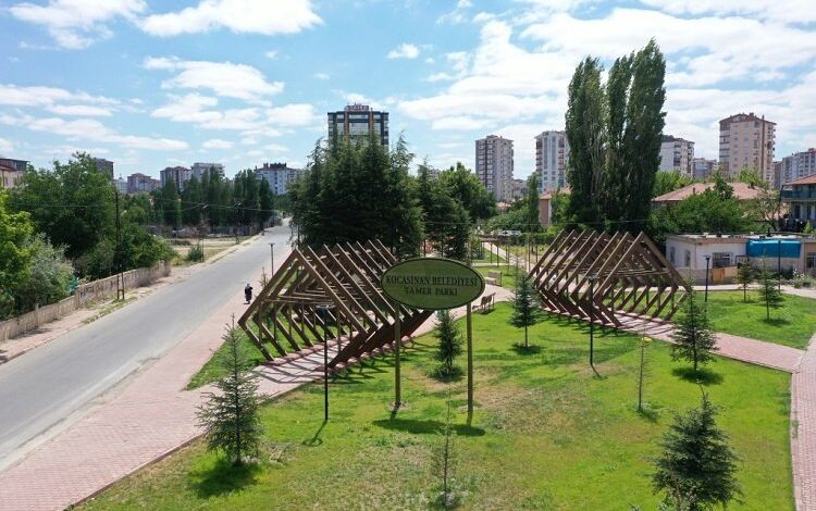 Kayseri Kocasinan yeşil alanda rekora doymuyor Kayseri Kocasinan yeşil alanda rekora doymuyor