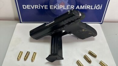 Keşan’da ruhsatsız silahla yakalandı