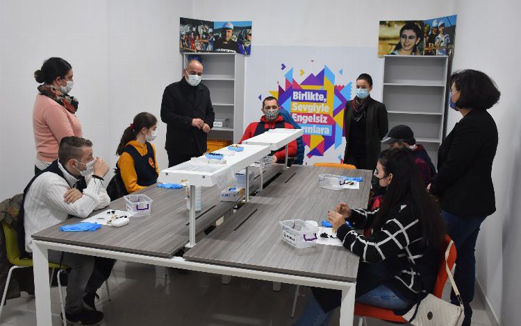 Bursa’da engelsiz yaşam Gemlik’e  Uğur’la geldi