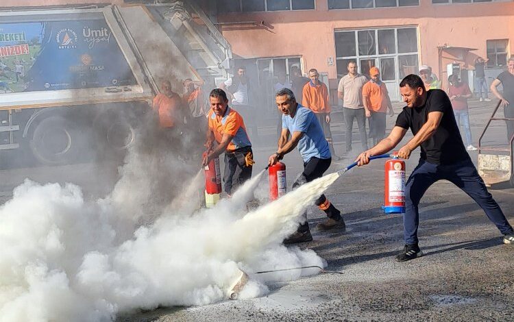 Muratpaşa’da yangın tatbikatı Muratpaşa’da yangın tatbikatı