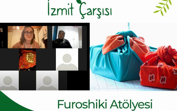 İzmit Çarşısı üreticileri, Furoshiki Atölyesi düzenledi İzmit Çarşısı üreticileri, Furoshiki Atölyesi düzenledi