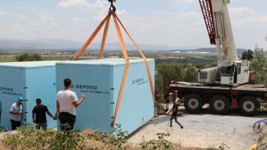 Manisa Kayışlar’a bir günde içme suyu deposu