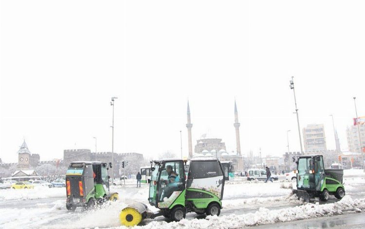 Kayseri Kocasinan yağışa hazır