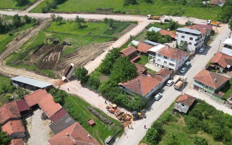 Bursa İnegöl’de yeni yollar ilçenin gelişime katkı sağlıyor