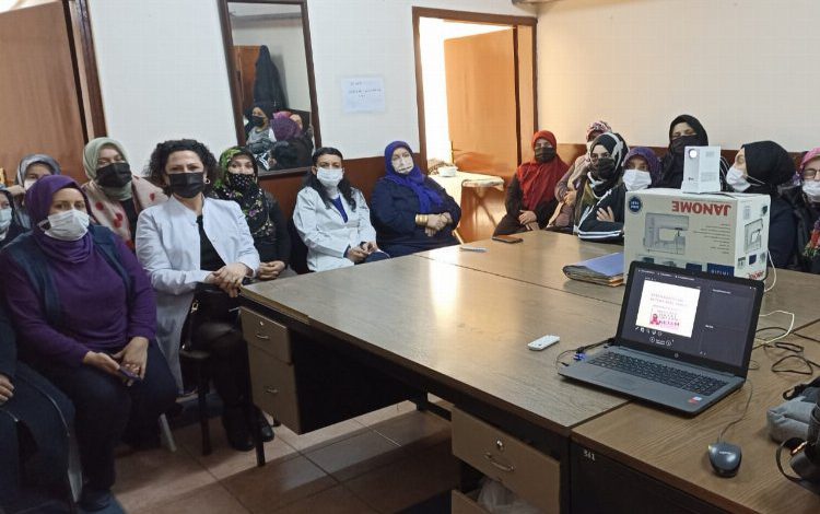 Kocaeli İzmit’te İZMEK kursiyerlerine ‘kanser’ bilinçlendirmesi