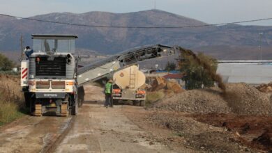Hatay Kırıkhan’da beton asfalt hazırlığı