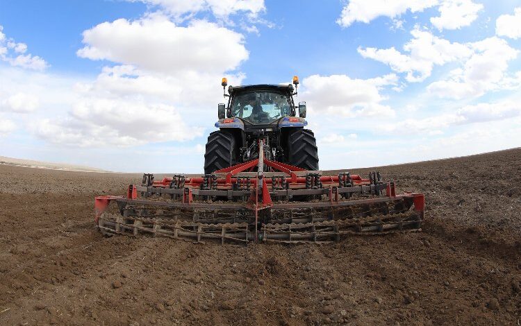 Konya’da atıl araziye aspir ekimi