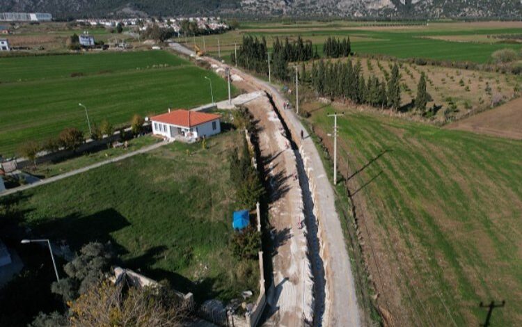Milas’ta içme suyu hattı tamamlandı Milas’ta içme suyu hattı tamamlandı