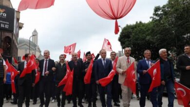 Bursa İnegöl’de 19 Mayıs coşkusu sokaklara taştı