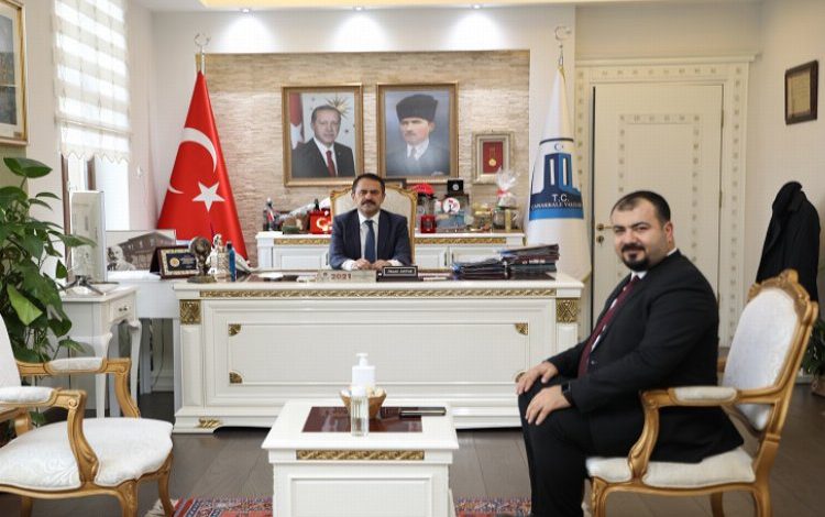 İGF Çanakkale İl Temsilcisi’nden Vali Aktaş’a ziyaret İGF Çanakkale İl Temsilcisi’nden Vali Aktaş’a ziyaret