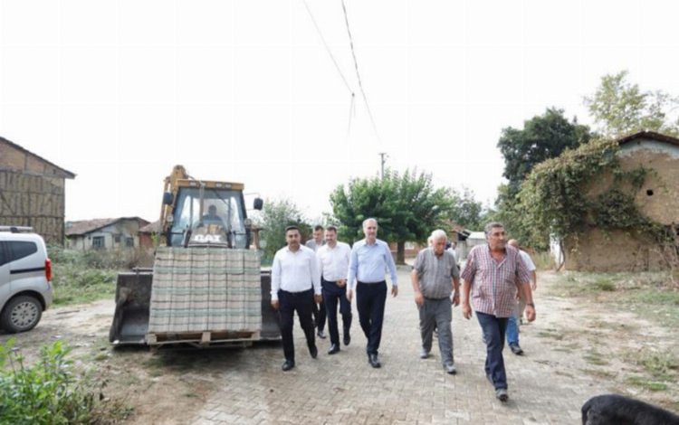 Bursa İnegöl’ün kırsal mahallelerine parke taş konforu Bursa İnegöl’ün kırsal mahallelerine parke taş konforu