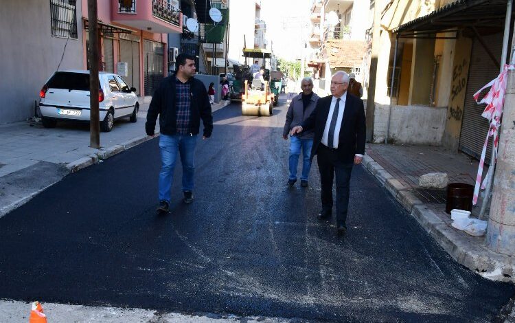 Karabağlar’da asfaltlama çalışmaları tam gaz sürüyor Karabağlar’da asfaltlama çalışmaları tam gaz sürüyor