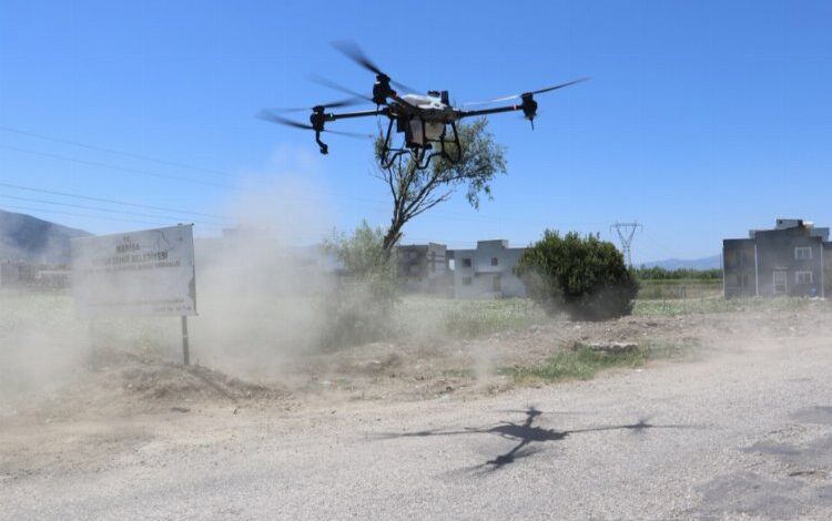 Manisa havadan ilaçlıyor Manisa havadan ilaçlıyor