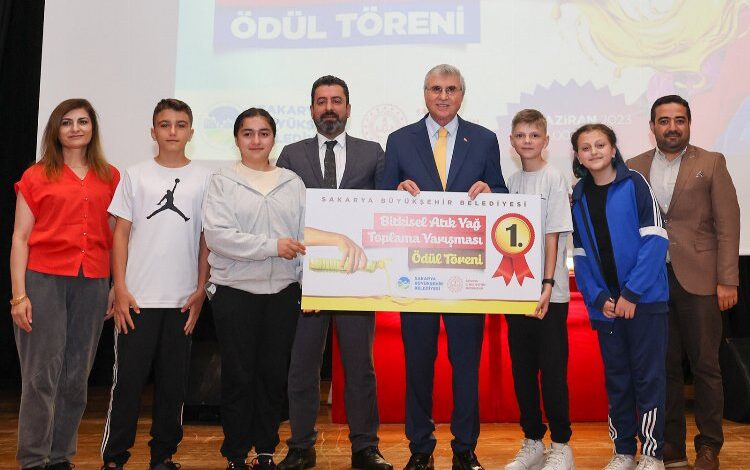 Sakarya’nın çevreci okulları ödüllendirildi