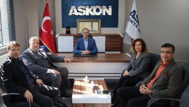ASKON, İngiltere/Manchester temsilcisini ağırladı
