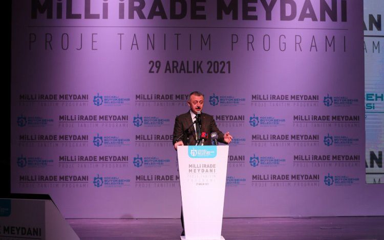 Kocaeli’nde Milli İrade Meydanı kent meydanına çevriliyor