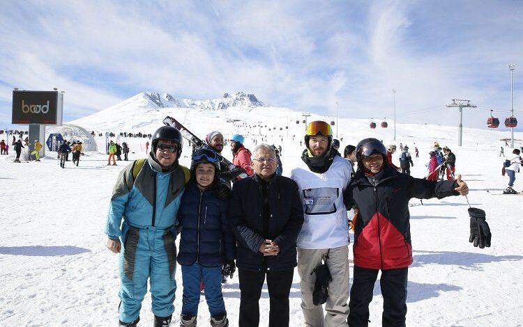 Erciyes Kayak Merkezi’nin ünü İngiltere’ye erişti