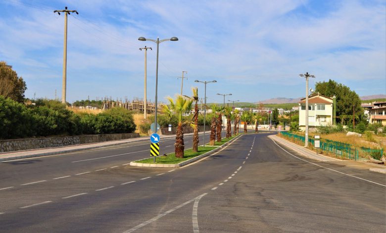 Menderes Görece’nin yolu asfaltlandı