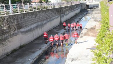 Kayseri Kocasinan’da kanal temizliği