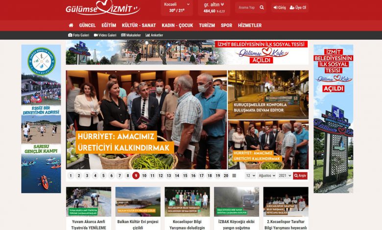 Kocaeli’de İzmit Belediyesi’nden haber portalı Kocaeli’de İzmit Belediyesi’nden haber portalı