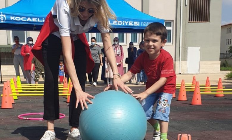 Kocaeli’nde özel gereksinimli çocuklara eğlenceli atletizm Kocaeli’nde özel gereksinimli çocuklara eğlenceli atletizm