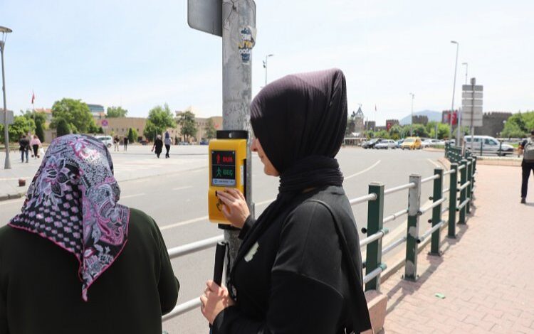 Engelli yayalara özel proje