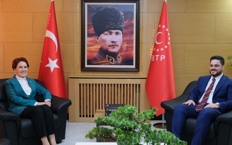 Meral Akşener, BTP Genel Merkezi’nde