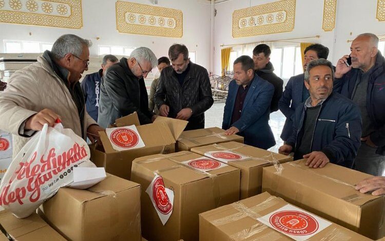 Başkan Işık üçüncü kez afet bölgesine gitti Başkan Işık üçüncü kez afet bölgesine gitti