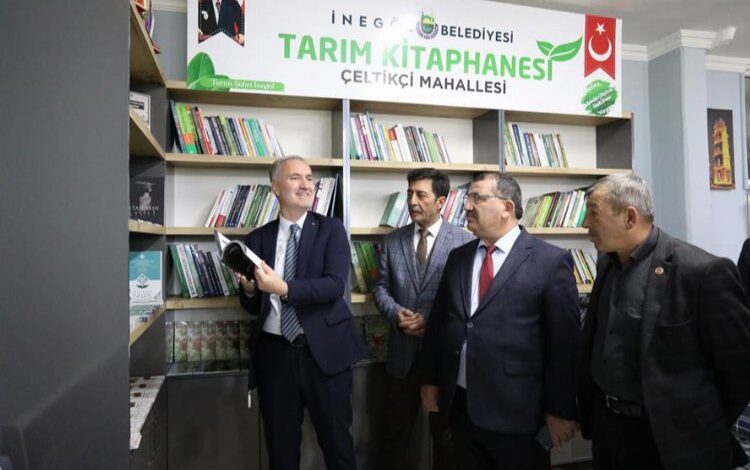 Bursa İnegöl’ün 2. Tarım Kitaphanesi açıldı Bursa İnegöl’ün 2. Tarım Kitaphanesi açıldı