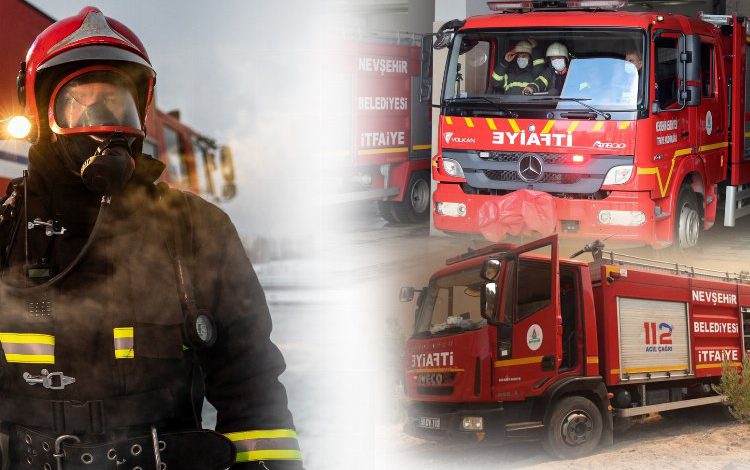 Nevşehir itfaiyesi görevinin başında Nevşehir itfaiyesi görevinin başında