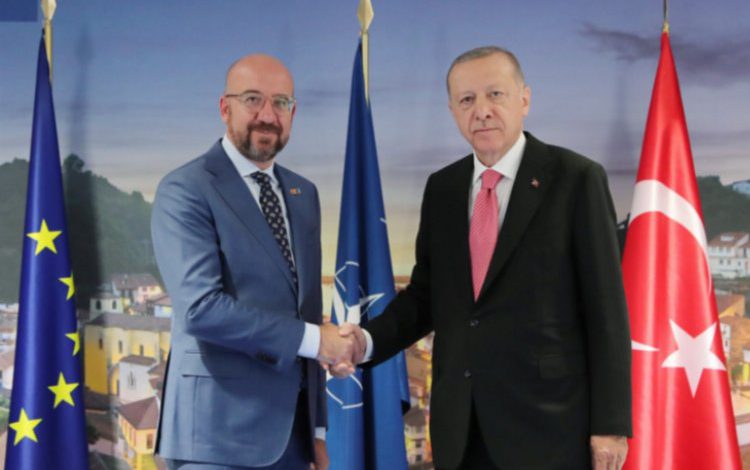 Cumhurbaşkanı Erdoğan AB Konseyi Başkanı’nı kabul etti