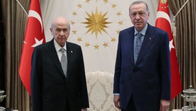 Erdoğan Bahçeli ile bir araya geldi