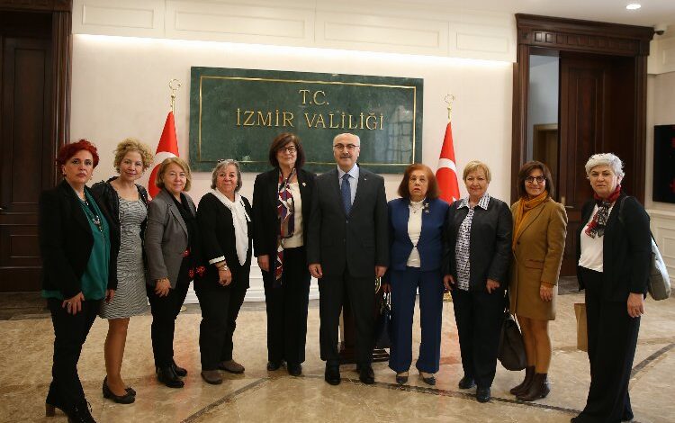 İzmir Kadın Kuruluşları’ndan Vali Köşger’e ziyaret