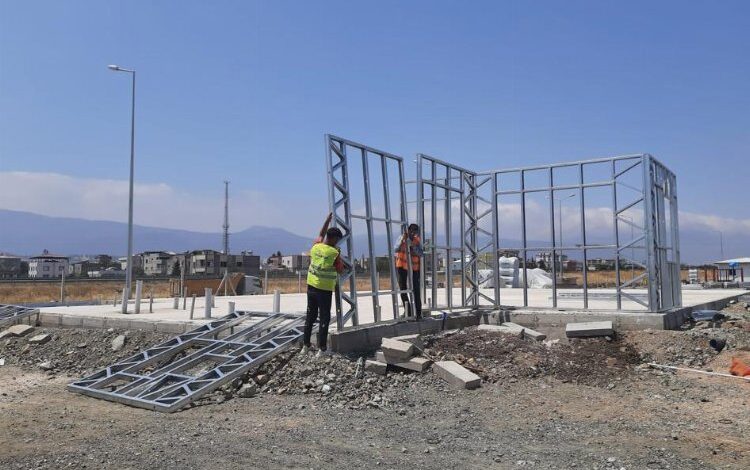Gaziantep’te ‘Osmangazi Evleri’nde çalışmalar tam gaz