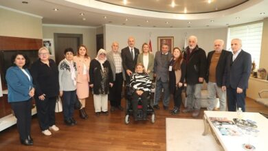 Fatma Kaplan Hürriyet engelli derneklerini ağırladı